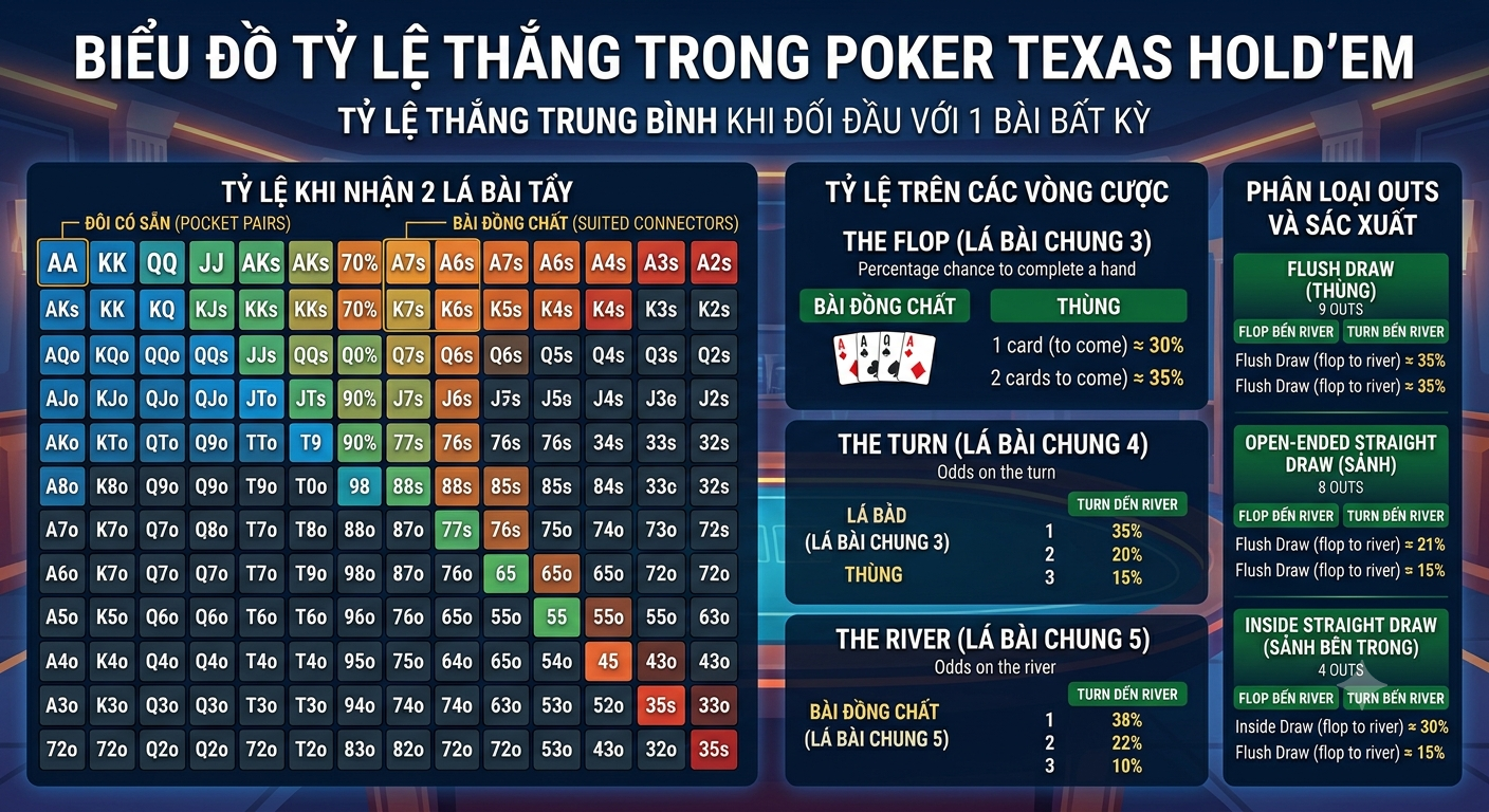 tỷ lệ thắng trong texas holdem