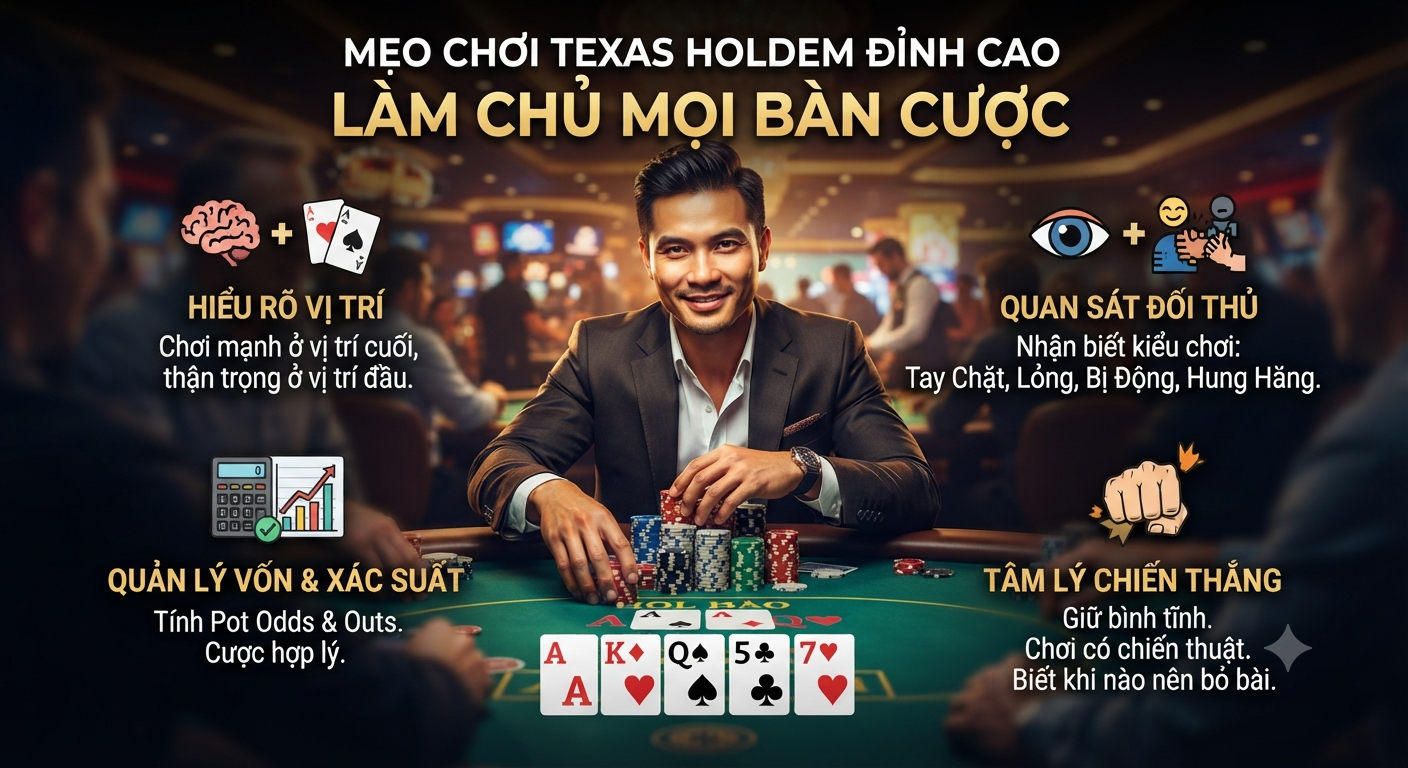 mẹo chơi texas holdem