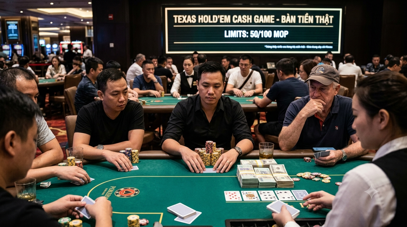 texas holdem bằng tiền thật